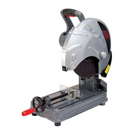 User Manuals: ATD Tools ATD-10515 Chop Saw Guide