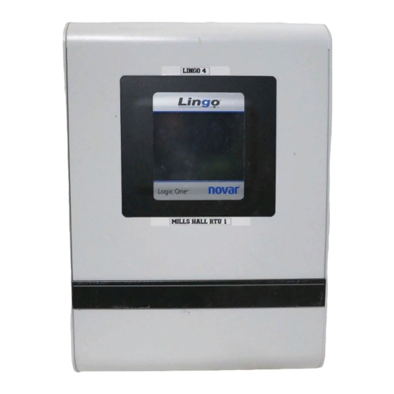 Novar lingo Installation Instructions Manual
