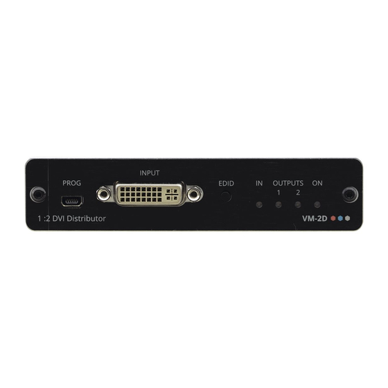 Kramer VM-2D User Manual