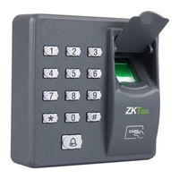 Zkteco X6 Configuration Manual