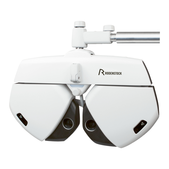 User Manuals: Rodenstock Phoromat 2000 Refractor