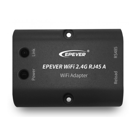 Epever WiFi 2.4G RJ45 A Quick Start Manual