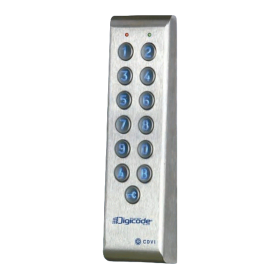 CDVI PROFIL100EINT Manual