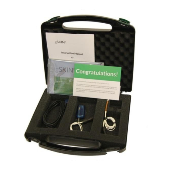greenTEG gSKIN Heat Flux Instruction Manual