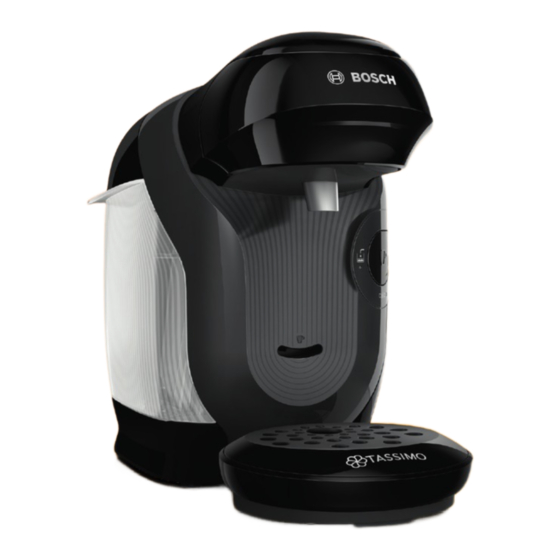 Bosch TASSIMO style TAS110 Series User Manual