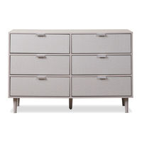 Mocka Mabel Six Drawer Assembly Instructions Manual