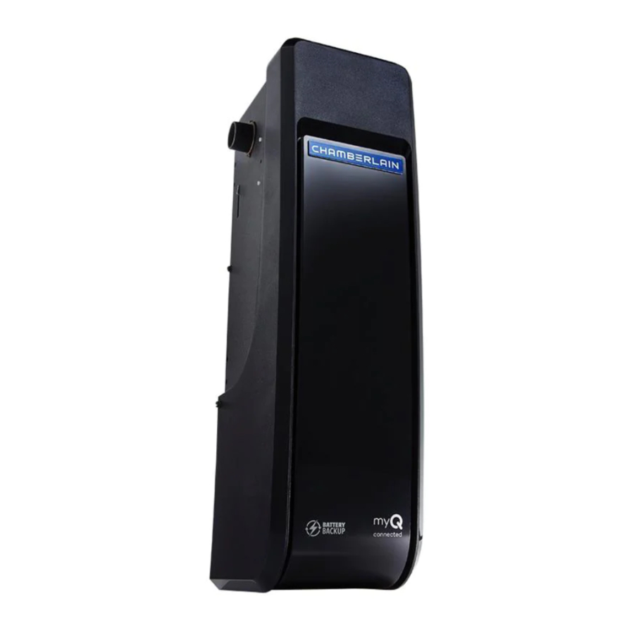 Chamberlain RJO70 - Wall Mount Garage Door Opener Installation Manual