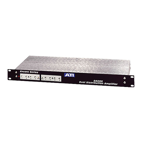 ATI Technologies Encore DA208 Operation And Maintenance Manual