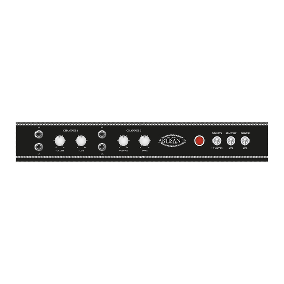 Blackstar Artisan 15 Owner's Manual
