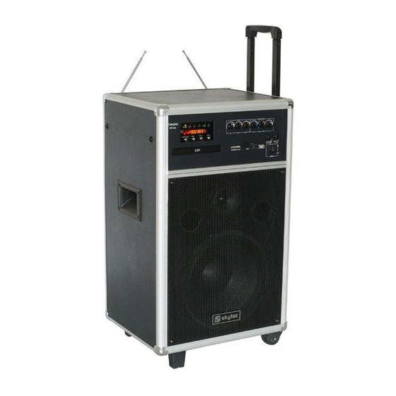 Skytec ST180 Portable Sound System Manuals