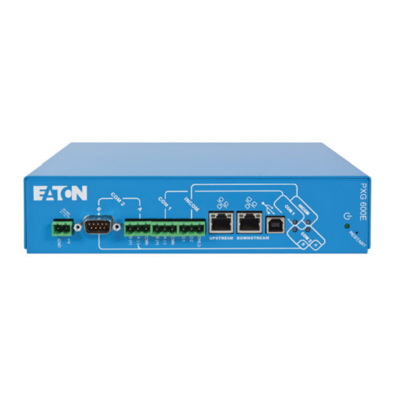Eaton PXG600E User & Installation Manual