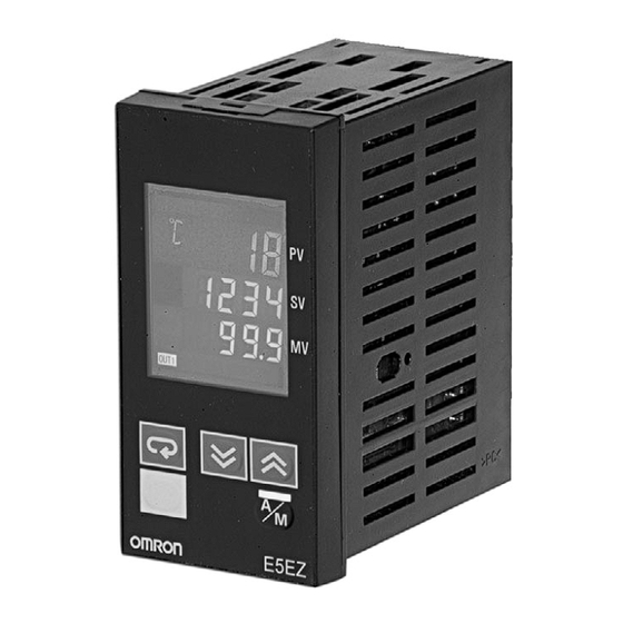 Omron E5EZ-PRR Series Manual