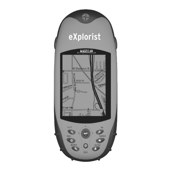 Magellan eXplorist 600 Basic User Manual