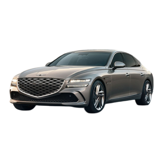 Genesis G80 Getting Started Manual