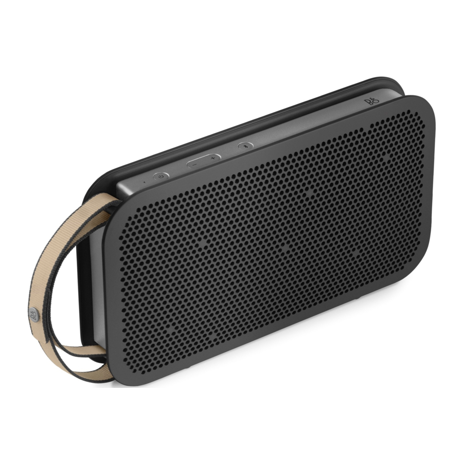 Bang & Olufsen Beoplay A2 Active - Portable Bluetooth Speaker Manual