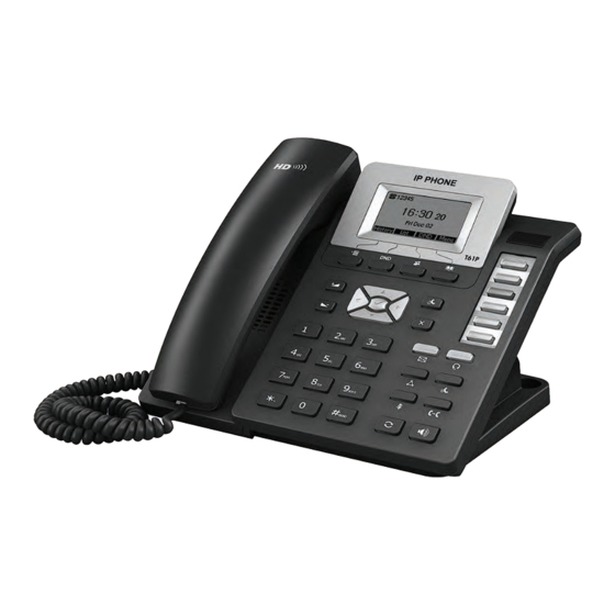 Yealink SIP-T61 Quick Start Manual