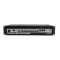 Gallien-Krueger 400RB series Owner's Manual