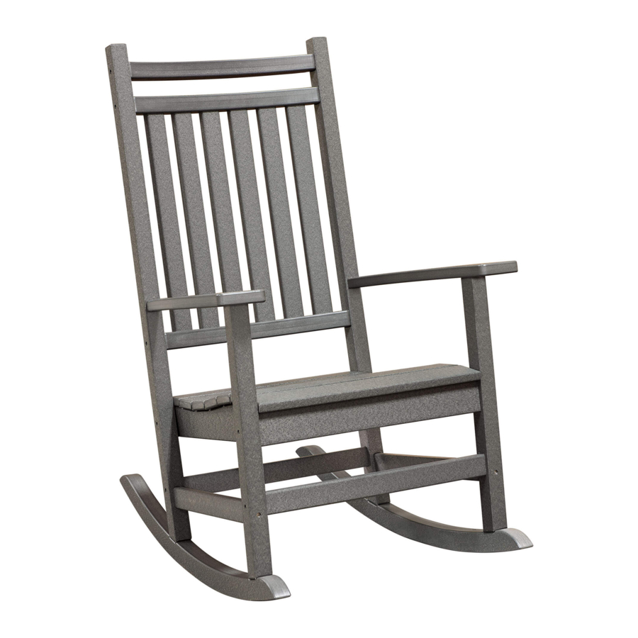 E.C. Woods BERKSHIRE ROCKER Assembly Instructions
