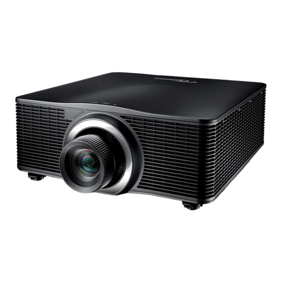 Optoma ZU850 User Manual