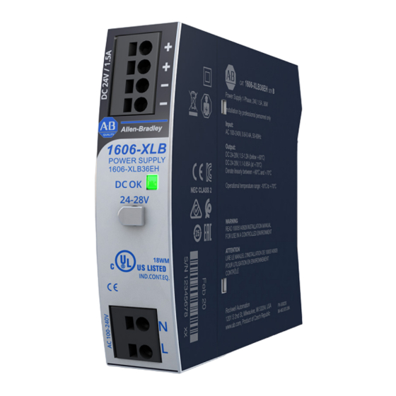Allen-Bradley 1606-XLB36EH Installation Instructions