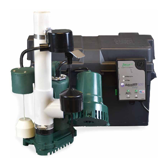 Zoeller ProPak AQUANOT KEY 507/73 Installation Instructions Manual