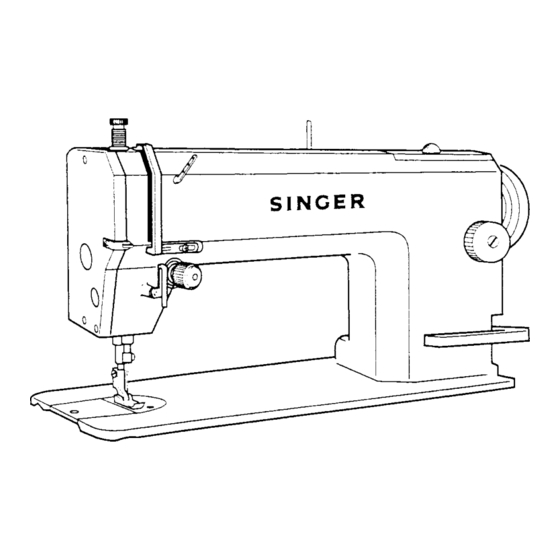 Singer 1191D200A Instruction Manual