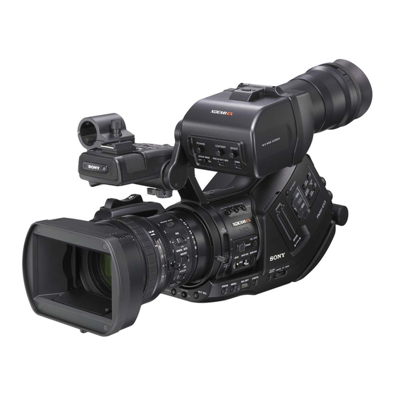 Sony XDCAM EX PMW-EX3 Service Manual