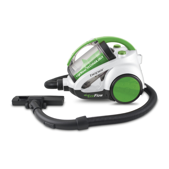 Beper Cyclone Vacuum Cleaner Use Instructions
