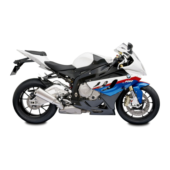 BMW S 1000 RR Rider's Manual