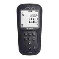 Horiba Scientific LAQUA-PD210 Instruction Manual