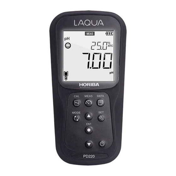 Horiba Scientific LAQUA-PD210 Instruction Manual