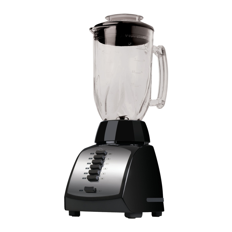 Black & Decker CYCLONE shops 600-WATT Blender Pulse Model BLC12650B