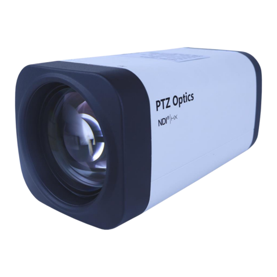 PTZ Optics PT12X-NDI-ZCAM User Manual