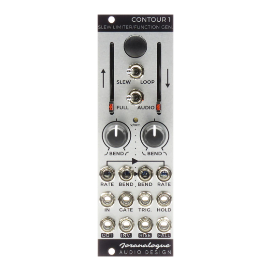 Joranalogue Contour 1 User Manual