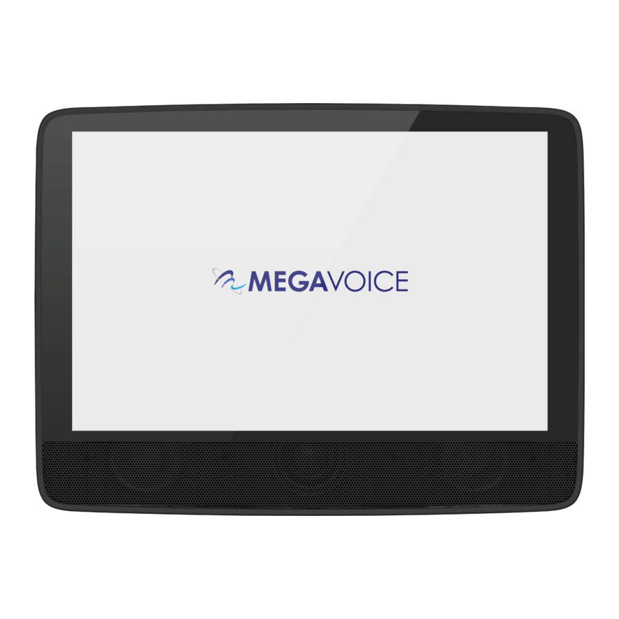 Megavoice Envision A01 User Manual