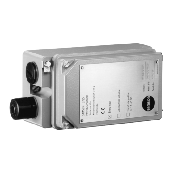 Samson 4785 Mounting And Operating Instructions
