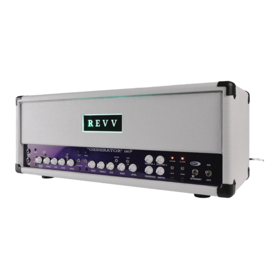 REVV Generator 100 P Owner's Manual