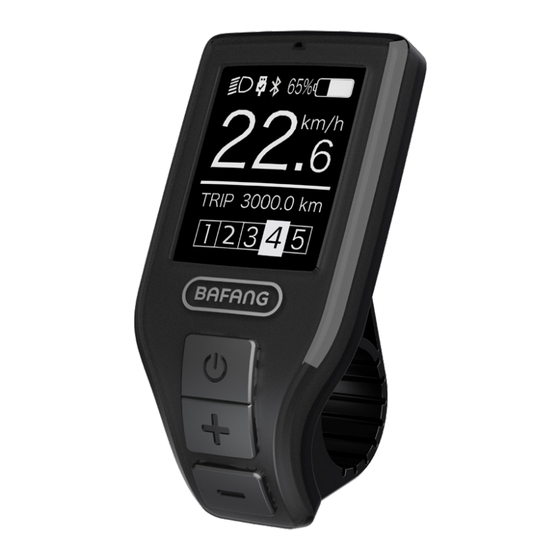 BAFANG DP C231.CAN User Manual