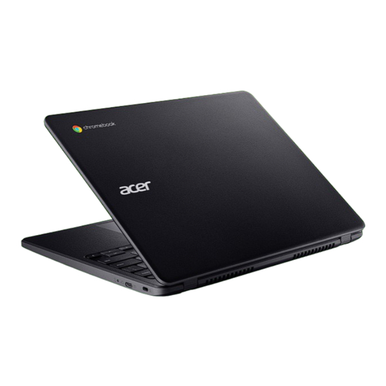 Acer C871-C85K Chromebook Laptop Manuals