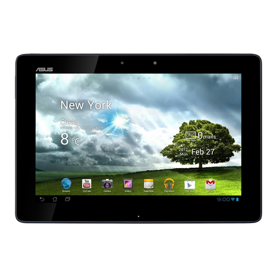 Asus  Transformer Pad TF300T Bruksanvisning