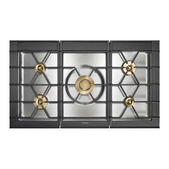 Gaggenau CG 492 211 Instruction Manual