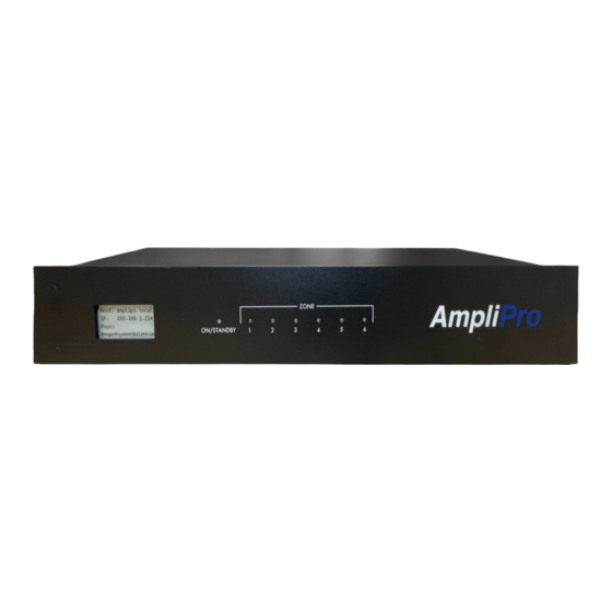 MicroNova AmpliPro AP-S4Z6 Manuals