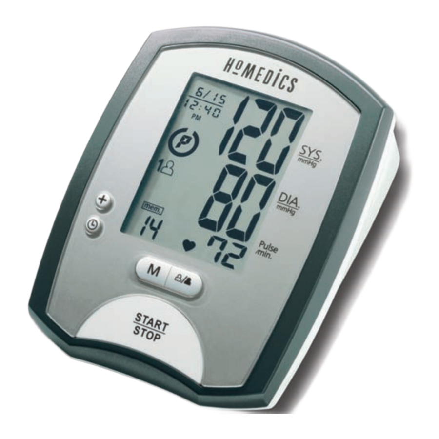 Homedics BPA-101 Manual