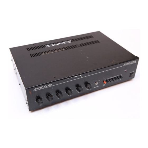 AUDIO TELEX AT Operating Instructions