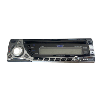 Jensen Receiver CD2610 Quick Start Manual