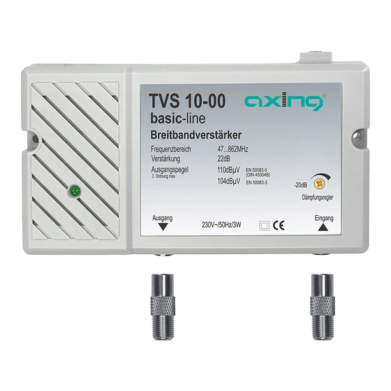 axing basic-line Series Operation Instructions