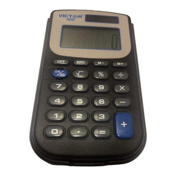 Victor 900 Teachers Manual