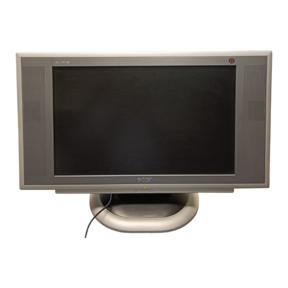 Acer AL1751 User Manual