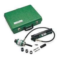 Textron GREENLEE 7646 Quick Start Manual