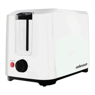 Mellerware ECO 24820A 2 Slice Toaster Manuals
